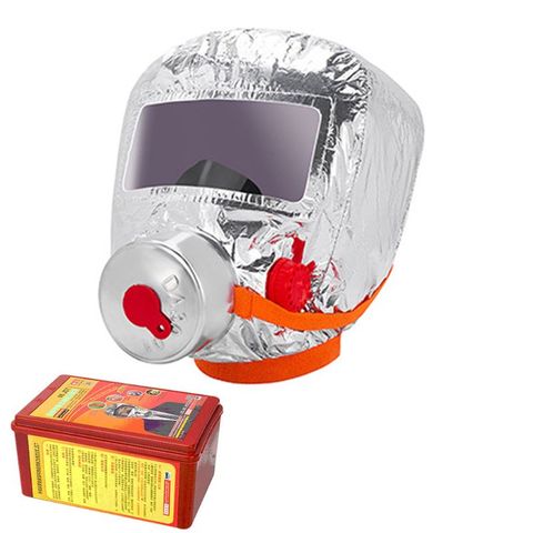 Fire Eacape-mascarilla facial con respirador de autorescate, máscara facial protectora de humo, Personal, de emergencia, para Escape, autorescate ► Foto 1/6