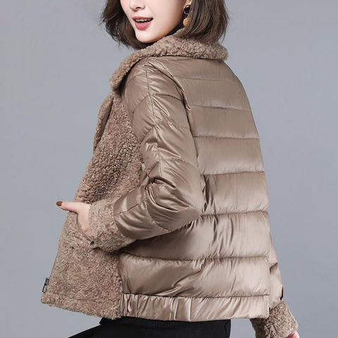 Chaquetas nuevas de Invierno para mujer, abrigos de estilo coreano para mujer de talla grande, ropa larga acolchada, abrigo de mujer, Parka con capucha ► Foto 1/6