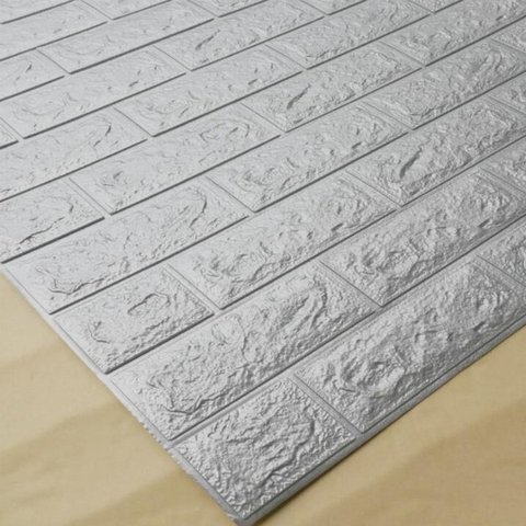 Pegatinas de pared 3d de papel tapiz de polietileno, autoadhesivas, protección ambiental, 70x15cm ► Foto 1/6