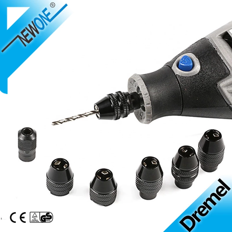 M8/M7 Mini taladro Chuck accesorio para Dremel herramienta rotativa y mini molino de taladro chuck 0,5-3,2 MM más rápido poco Swaps dremel accessoy ► Foto 1/6