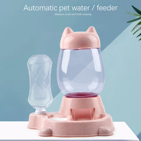 Comedero automático para mascotas de 2.2L, cuenco para perro y gato, alimentador de agua potable para perros, dispensador de gran capacidad Gato alimentación de gatos, Dog2 ► Foto 1/5