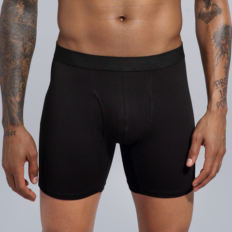 Calzoncillos Bóxer largos de talla grande para hombre ► Foto 1/6