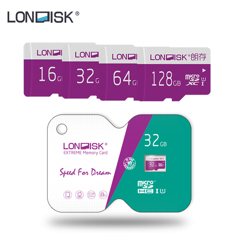 Londisk nuevo certificado tarjeta de memoria sd micro 32 gb 8 gb 16 gb 64 gb 128 gb uhs-1 de tarjeta sd micro para smartphone pad cámara ► Foto 1/6