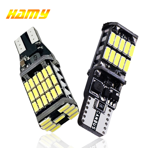 1x bombilla LED de coche T15 W16W T10 W5W luz LED de señal Super brillante blanco 4014 SMD Canbus No error DC12V aparcamiento marcha atrás a las lámparas ► Foto 1/6