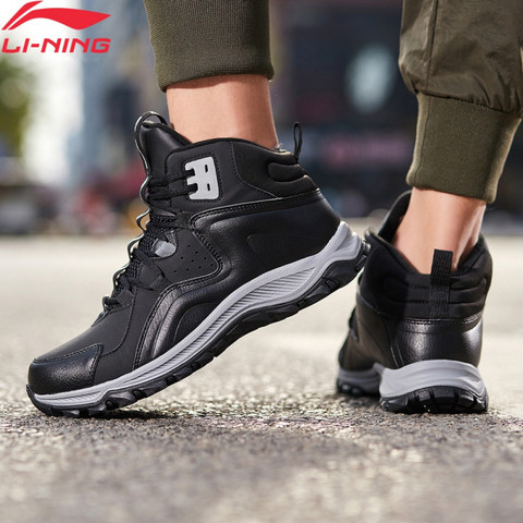 Li-ning-zapatos de estilo de vida para hombre, zapatillas deportivas con forro polar cálido, con carcasa de agua, para invierno, AGCP159 YXB336 ► Foto 1/6