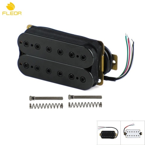 FLEOR 1 Uds guitarra eléctrica de doble bobina Humbucker puente de recogida/cuello recogida pasiva w/tornillos de ajuste de altura Multi colores ► Foto 1/5