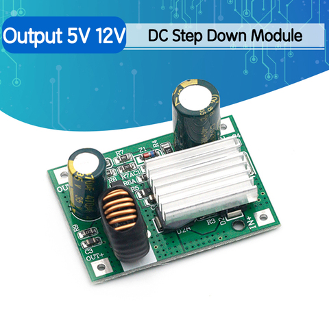 Módulo de reducción de corriente continua, convertidor Buck, estabilizador no aislado, 9V, 12V, 24V, 36V, 48V, 72V, 84V, 120V a 5V/12V, 3A ► Foto 1/6