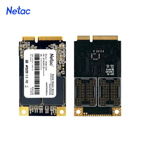 Netac SSD msata 120gb 240gb SSD msata 480gb Mini SSD de SATA disco duro interno de estado sólido para portátil servidor ► Foto 1/6