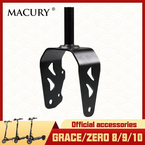 Macury-horquilla delantera para patinete eléctrico, Base de soporte de montaje de rueda, piezas de repuesto originales, para Grace & Zero 8 9 10 T8 T9 T10 ► Foto 1/6