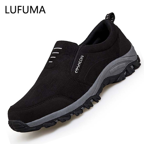 Zapatos para caminar para Hombre, zapatillas cómodas y usables, planas, para correr, talla grande, informales, novedad de 2022 ► Foto 1/6