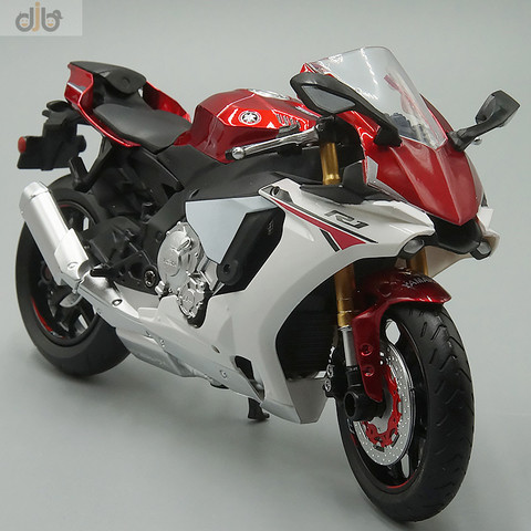 Modelo de motocicleta fundida, juguete para colección, f-yamaha YZF R1, 1:12 ► Foto 1/6