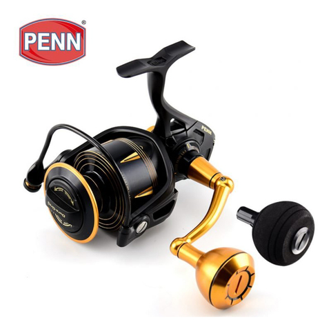 PENN cárcel III SLAIII 3500-10500 barco Costa carrete de pesca cuerpo totalmente de Metal 6 + 1BB CNC EQUIPO DE IPX6 sellado agua salada carretes ► Foto 1/6