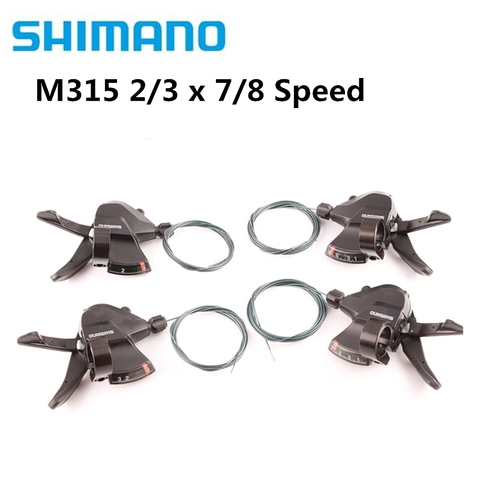 SHIMANO-palanca de cambios Altus SL-M315 M360, 2x7, 2x8, 3x7, 3x8, 14, 16, 21 y 24 velocidades, Juego de palanca de cambios para bicicleta de montaña ► Foto 1/6