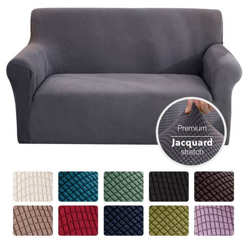 Elastica funda sofa de algodón todo incluido fundas sofas chaise lounge elasticadas para la sala de 1/2/3/4 plaza de Slipcover en forma de L sofá de la esquina de sillon Spandex ► Foto 1/6