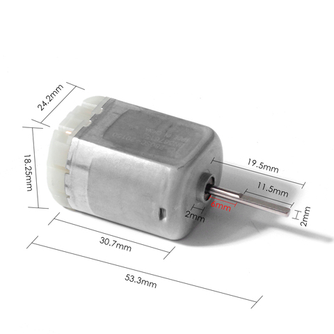 AZGIANT-motor de bloqueo de puerta central de coche, eje plano para Mabuchi FC280SC-20150 BN387615, 18mm, FC280SC 20150 ► Foto 1/6