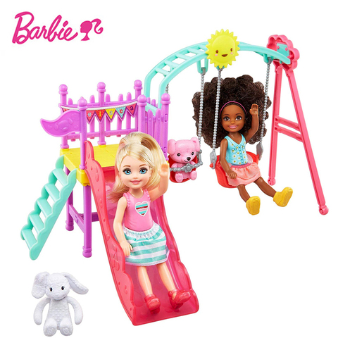 Original de la marca Barbie sirena chelsea Mini muñecas del bebé Boneca para niñas de 8 Cm nuevo modelo juguetes de los niños para niñas niños ► Foto 1/5