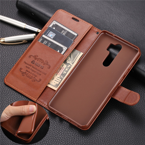 Para Xiaomi Redmi Note 8 Pro funda de lujo Cartera de cuero PU fundas de teléfono para Redmi Note 8 Pro funda de libro flip cubierta protectora ► Foto 1/6