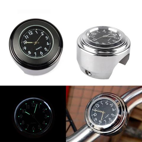 Moto Manillar Montaje Fresco Estilo Noctilucente Reloj Dial Reloj de Cuarzo Moto Luminoso Reloj de Aleación Medidor de Tiempo Reloj Resistente al Agua ► Foto 1/6