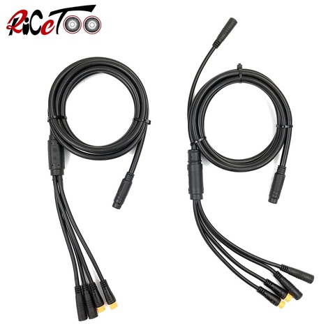 RICETOO JULET 1T4/1T5 Cable impermeable controlador/luz/Ebrake/acelerador/pantalla de la E-bici Cable Accessorios para conversión ► Foto 1/6