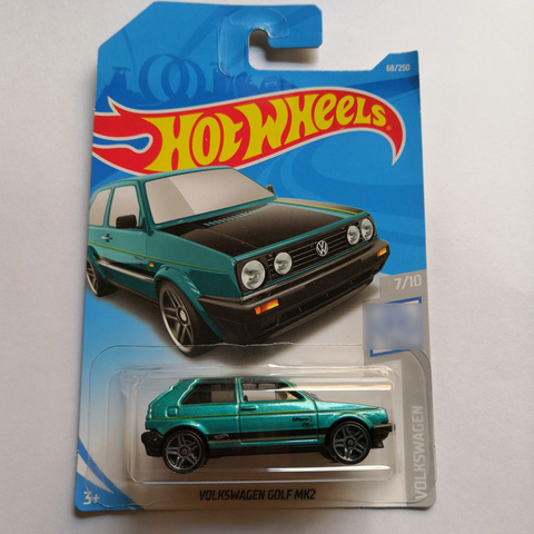 Hot Wheels-coche VOLK WAGEN GOLF MK2 de Metal fundido a presión, juguete de regalo para niños, 1:64 ► Foto 1/3