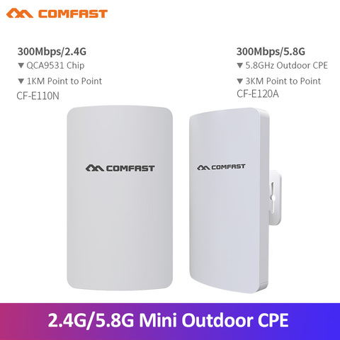 1-3 km de largo alcance al aire libre WIFI CPE Router WIFI 2,4 GHz... 5 GHz 300 Mbps Wireless Router WIFI al aire libre CPE puente repetidor Punto de Acceso ► Foto 1/6