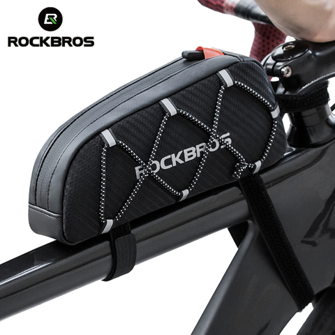 ROCKBROS-Bolso para bicicleta, bolsa reflectante, resistente al agua, de gran capacidad y ultraligera ► Foto 1/6