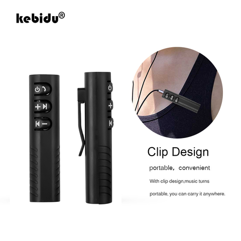 Kebidu-receptor y transmisor manos libres 2 en 1, Bluetooth 4,1, 3,5mm, AUX, 3,5mm, Kit de coche, reproductor de música, adaptador de Audio portátil, lo más nuevo ► Foto 1/6