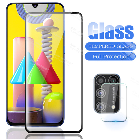 Protector de pantalla de cristal 2 en 1 para móvil, película blindada de SM-M315F HD para Samsung Galaxy M31 M 31, SamsungM31 Galaxy M31 ► Foto 1/6