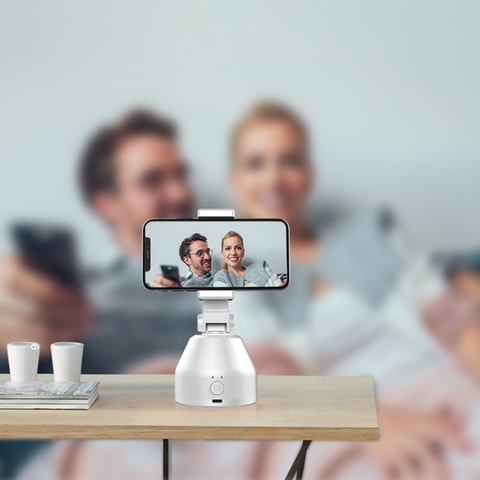 Cardán de grabación de selfi inteligente, soporte de teléfono de seguimiento facial automático 360, palo de selfi para registro de Vlog, Youtube como Apai Genie, 360 ► Foto 1/6