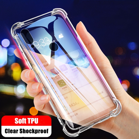 Funda transparente a prueba de golpes para Xiaomi, funda de silicona suave para Xiaomi Mi CC9, CC9E, 9T, 9 SE, 8, A3, A2 Lite, Redmi K20, 8A, 7A, Note 8, 7, 6, 5 Pro ► Foto 1/6