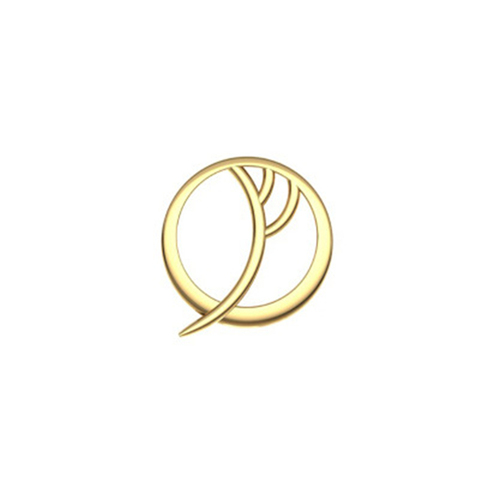 “Hotel Deluna” UI el mismo broche de hoja de la luna broche para las mujeres joyería de moda brincos mujer geométrico broche ► Foto 1/3