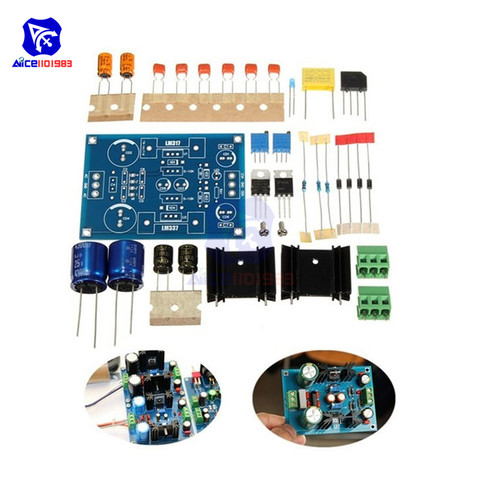 Módulo de fuente de alimentación de filtración ajustable, regulador de voltaje CC de CA, 1,25-37V, LM317 LM337 ► Foto 1/2