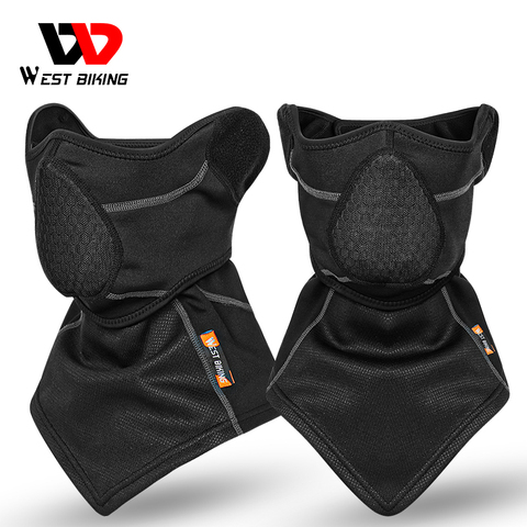 WEST BIKING-cubierta deportiva para invierno para hombre y mujer, gorro de lana cálido para ciclismo, calentador de cuello para bicicleta, bufanda para correr, gorro para la cabeza para moto y esquí ► Foto 1/6