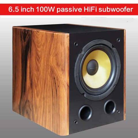 Altavoz de Subwoofer pasivo de alta potencia, 100W, 6,5 pulgadas, bricolaje, HIFI, nivel de fiebre, Swans, Subwoofer para cine en casa, coche, 35-600Hz ► Foto 1/6