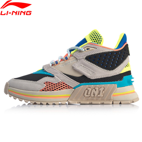 Li-Ning mujeres 001 T1000 invierno estilo de zapatos con estilo de vestir forro Retro Zapatos de deporte dinámico zapatillas con puntera con forma de concha AGLP094 SOND19 ► Foto 1/5