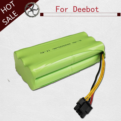 14,4 V Ni-MH 2500MAH/3000MAH batería recargable para Ecovacs Deebot Deepoo X600 ZN605 ZN606 ZN609 Midea Redmond Aspiradora ► Foto 1/1