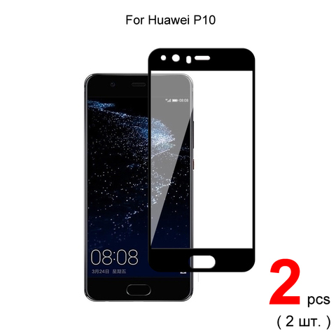 Protector de pantalla de vidrio templado para Huawei P10, Protector de pantalla de vidrio templado para Huawei P10, 2 uds. ► Foto 1/6