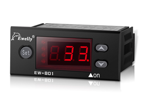Controlador de temperatura del calentador de agua Solar, termostato solar diferencial EW-801AH, Digital, 220V, con sensor ► Foto 1/4