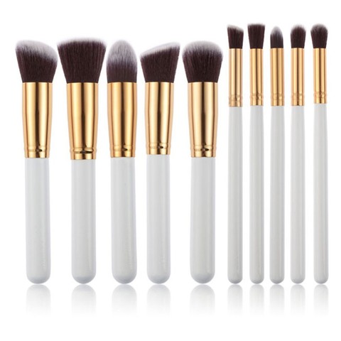 Sets de pinceles de maquillaje de lujo para base en polvo rubor sombra de ojos corrector labial brocha de maquillaje de ojos cosméticos maquillaje herramienta de belleza ► Foto 1/6