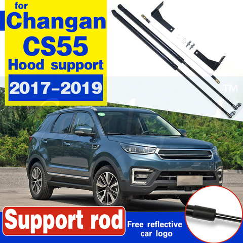 Auto Bonnet de soporte del motor del coche varilla hidráulica de puntal de absorción de choque de puntal soporte para Changan CS55 2017 - 2022 ► Foto 1/6