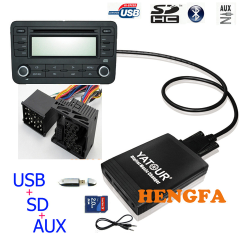 Yatour-cambiador de música Digital para coche, adaptador USB MP3 AUX, para BMW Mini Rover 75 17-pin redondo E46 E39 E36 E38 X3 X5 Z3 Z8 Mini R5X ► Foto 1/1