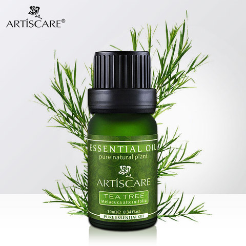 ARTISCARE puro aceite esencial de árbol de té para el cuidado de la cara acné tratamiento ACEITE DE blackhead removedor anti cicatriz manchas de aceite de masaje facial ► Foto 1/5