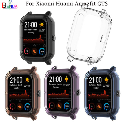 BEHAU-funda protectora para reloj inteligente Xiaomi Huami Amazfit GTS, funda de repuesto de protección de TPU, accesorios para pulsera ► Foto 1/6