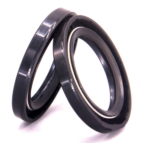 Anillos sello aceite de doble labio, 2 uds., negro ID 40-45mm TC/FB/TG4, junta de sellado para eje de rotación ► Foto 1/6