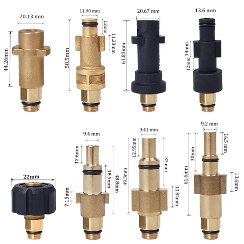 Adaptador para arandela de coche, boquilla de espuma, arandela de alta presión, adaptador de espuma para Texas Karcher, lavador, pistola de lavado, generador de espuma ► Foto 1/6