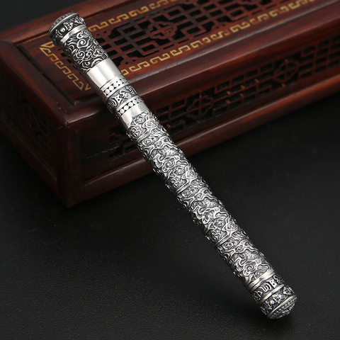 ¡Venta al por mayor! Colgante en forma de bolígrafo con diseño de nube de la suerte Antigua China de plata esterlina 925 de CMAJOR, joyería tailandesa hecha a mano ► Foto 1/1