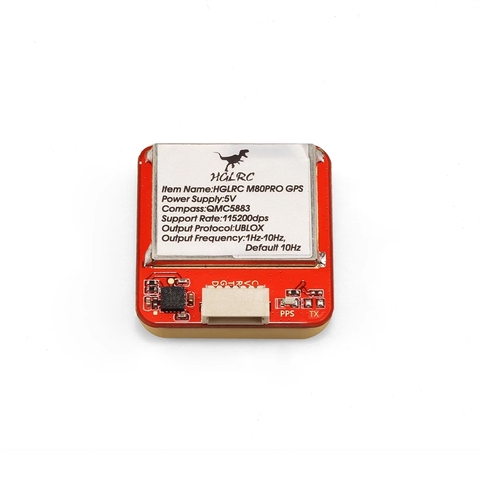 HGLRC-módulo GPS M80 PRO GLONASS GALILEO QZSS SBAS BDS, QMC5883, ganancia de brújula, antena para avión de control remoto, Drones de largo alcance ► Foto 1/5