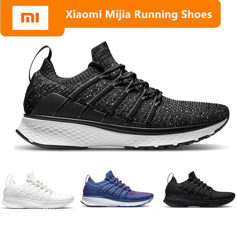 Zapatillas inteligentes para correr Xiaomi Mijia 2022 originales 2 zapatillas deportivas para exteriores MI Air 2 zapatillas transpirables de punto Vamp Tennis sin chip inteligente ► Foto 1/6