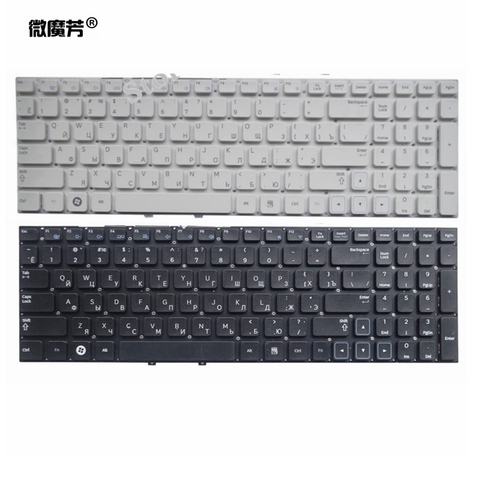 Teclado de ordenador portátil ruso para Samsung NP 300E5A 300E5C 305E5A NP300E5A 305E5A 300V5A 305V5A 300E5C 300E5X RU ► Foto 1/6