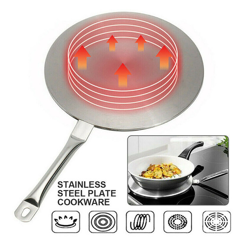 20 cm de acero inoxidable de calor difusor Convertidor para eléctrica/Gas/Cocina de Inducción de calor difusor de utensilios de cocina de la casa de ► Foto 1/1